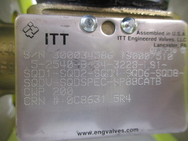 ITT 5-2540-B-34-3228-LS1-SQD1-SQD2-SQD4-SQD NSMP