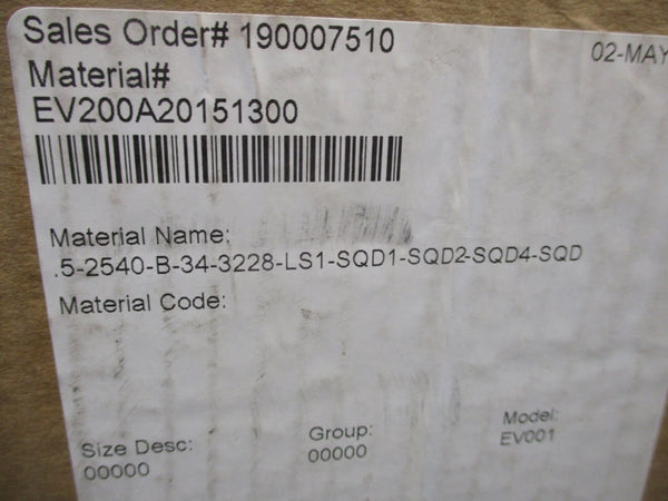 ITT 5-2540-B-34-3228-LS1-SQD1-SQD2-SQD4-SQD NSMP