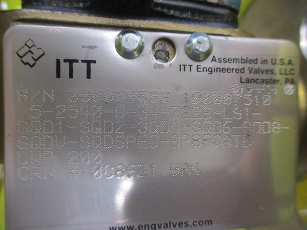 ITT 5-2540-B-34-3228-LS1-SQD1-SQD2-SQD4-SQD NSNP