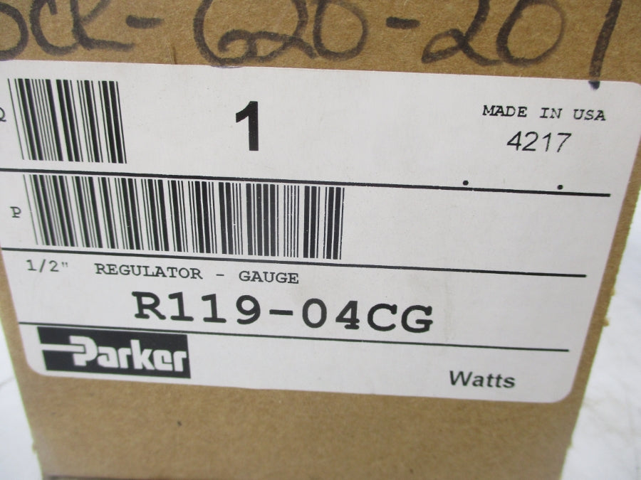 PARKER R119-04CG 300PSI 1/2" NSMP