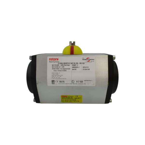 ROTORK GTWNU.92X90-K12 NP17A F05-F07 020 150PSI NSNP