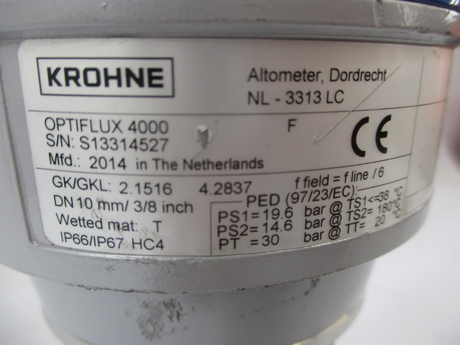KROHNE OPTIFLUX 4000 (AS PICTURED) NSNP