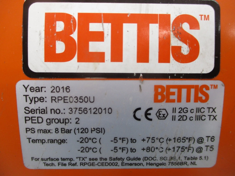 BETTIS RPE0350U 120PSI UNMP
