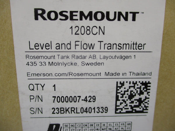 ROSEMOUNT 1208CN 14-35VDC NSMP