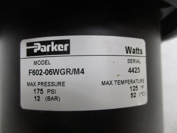 PARKER F602-06WGR/M4 175PSI NSMP