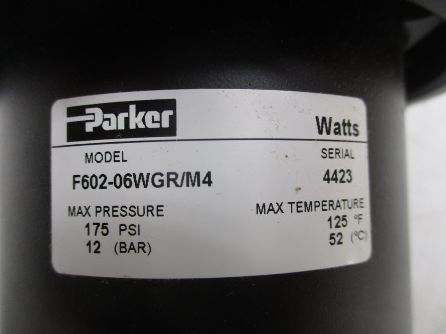 PARKER F602-06WGR/M4 175PSI NSMP