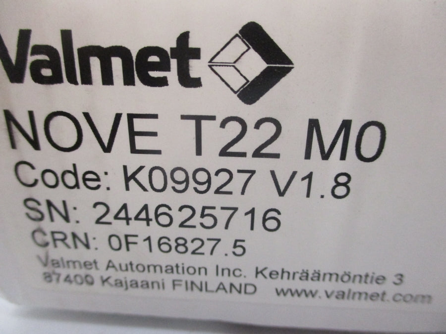 VALMET NOVE T22 M0 K09927 V1.8 NSMP