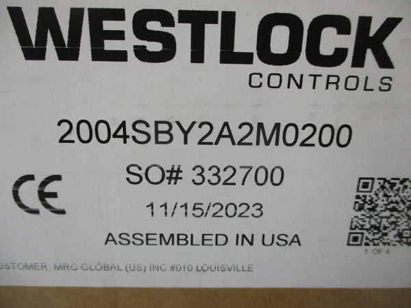 WESTLOCK 2004SBY2A2M0200 250VAC 15A NSMP