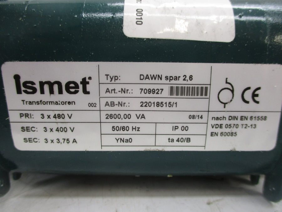 ISMET 029.367961 85043200 400/480V NSNP
