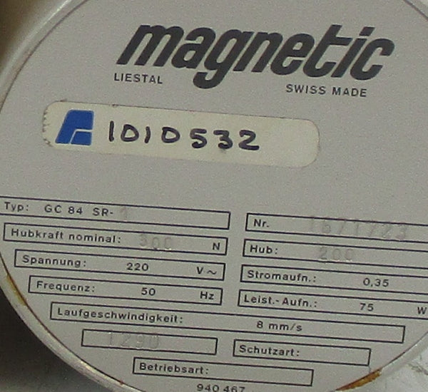 MAGNETIC GC84SR-1 1671723 220V NSMP