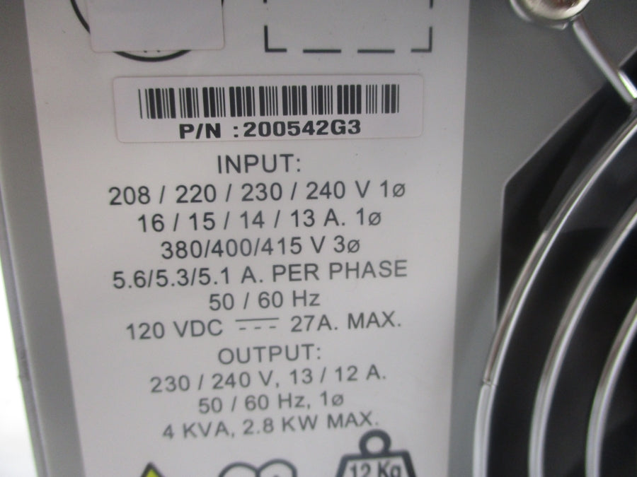LIEBERT 200542G3 415V 16A NSNP