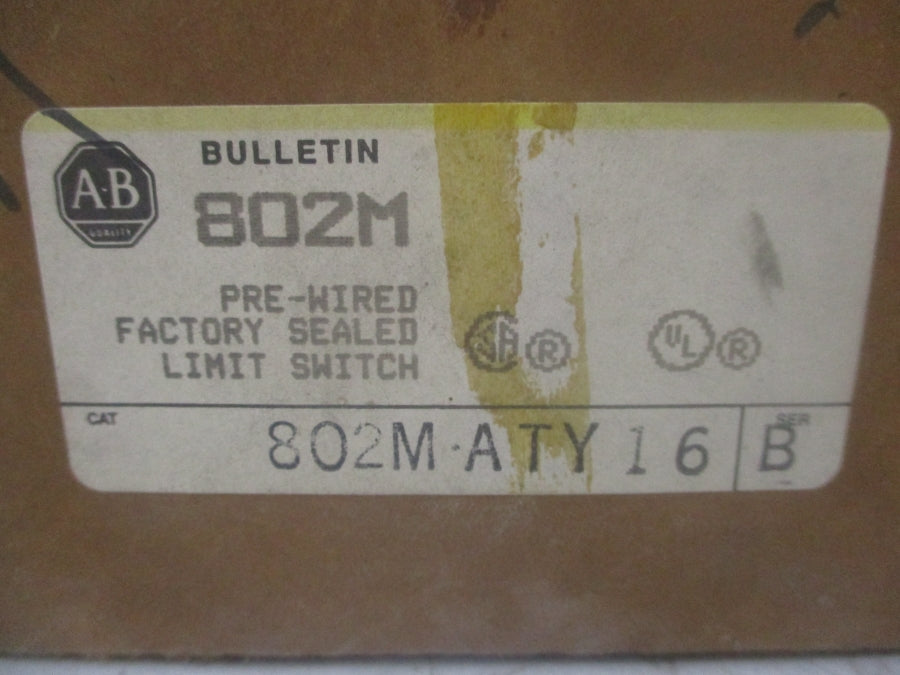 ALLEN BRADLEY 802M-ATY16 SER. B 120-300VAC (BR/WH) NSMP