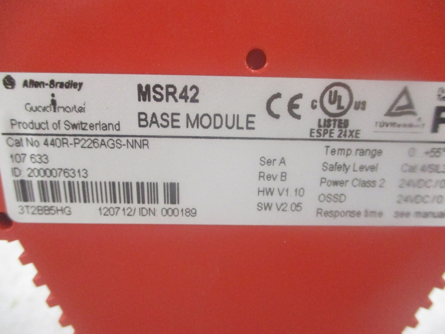 INDUSTRIAL SPARE PART 440R-P226AGS-NNR SER. A 24VDC REV. B NSMP