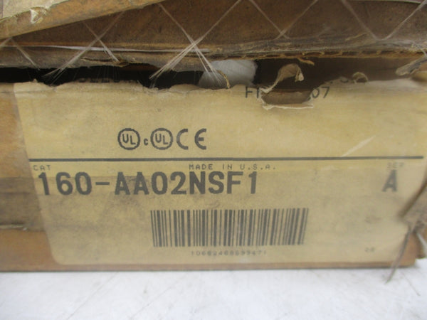 ALLEN BRADLEY 160-AA02NSF1 SER. A 200-240V 2.3A (BR/WH) NSMP