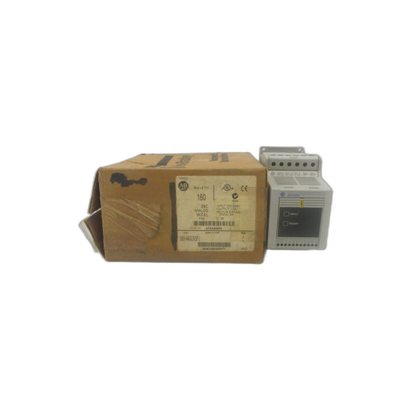 ALLEN BRADLEY 160-AA02NSF1 SER. C 200-240V 2.3A F/W 7.06 (BR/WH) NSMP