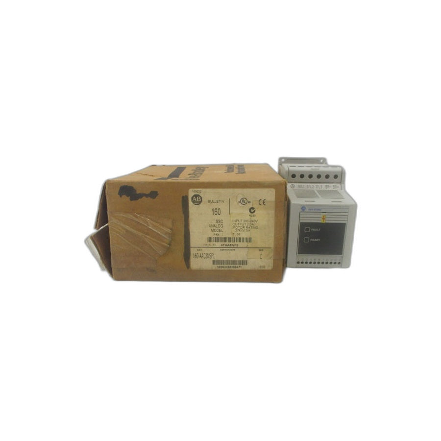 ALLEN BRADLEY 160-AA02NSF1 SER. C 200-240V 2.3A F/W 7.06 (BR/WH) NSMP