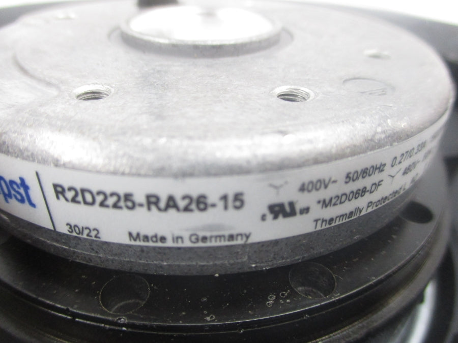 EBMPAPST R2D225-RA26-15 400V 0.27/0.33A UNMP