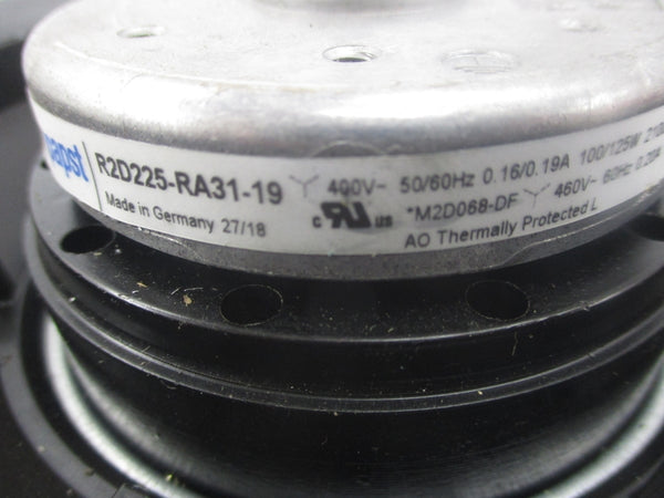 EBMPAPST R2D225-RA31-19 400V 0.16/0.19A UNMP
