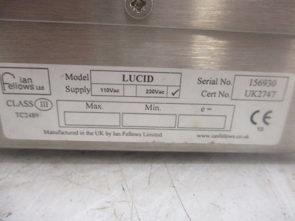 IAN FELLOWS LUCID 230VAC UNMP