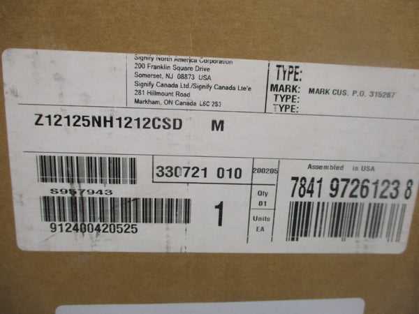 LITHONIA  Z12125NH1212CSD 120/277VAC 0.343/0.155A NSMP