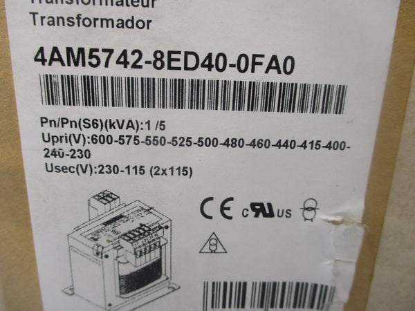 SIEMENS 4AM5742-8ED40-0FA0 600V NSMP