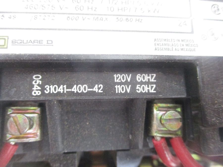 SQUARE D 8736SCO8V02S SER. A 110/120V NSMP