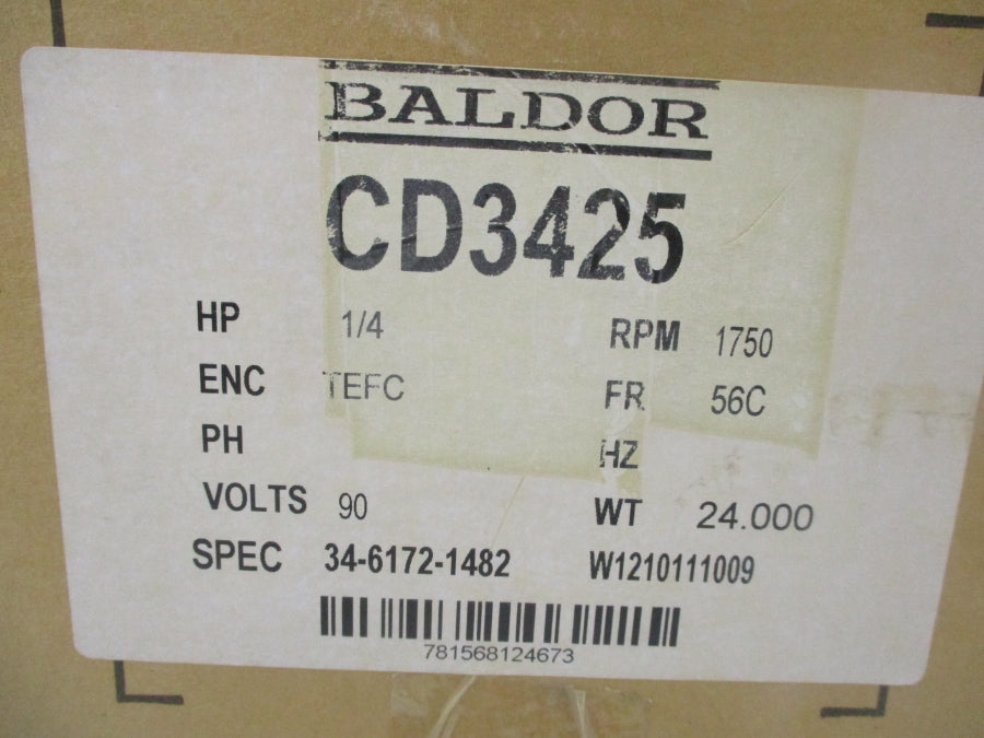 BALDOR CD3425 34-6172-1482 90/100 3/.3/.6A NSMP
