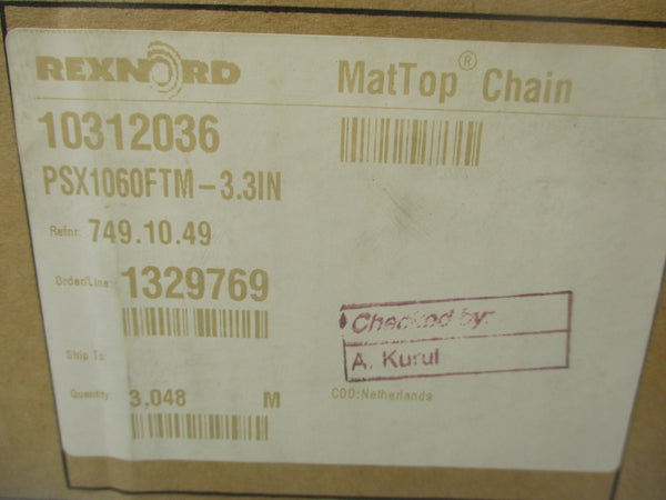REXNORD 10312036 PSX1060FTM-3.3IN NSMP