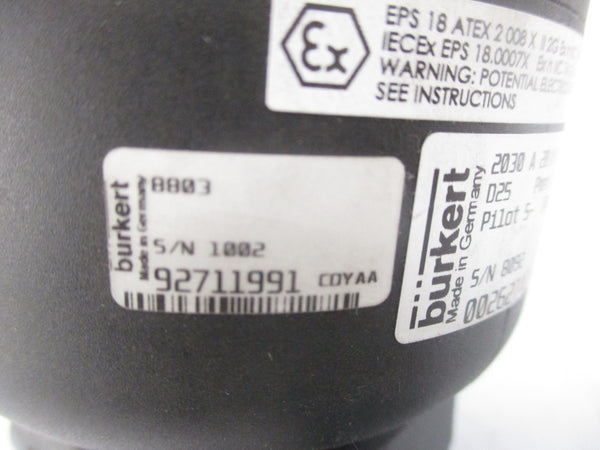 BURKERT 92711991 00262742 00467816 (AS PICTURED) NSNP