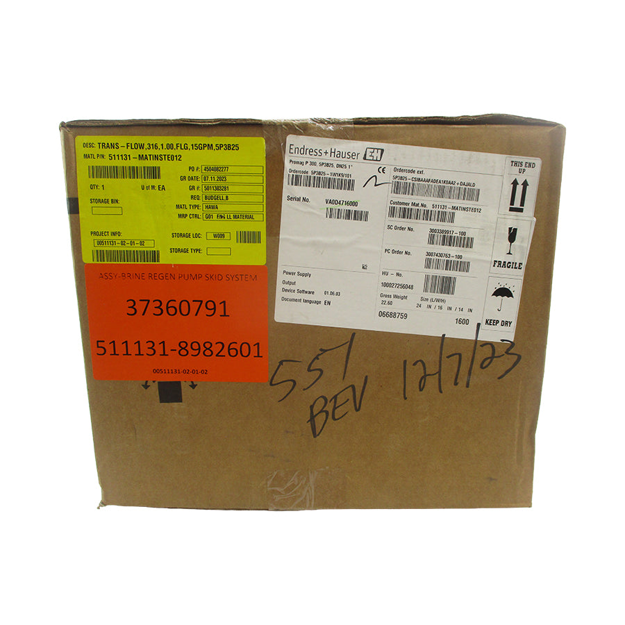 ENDRESS HAUSER 5P3B25-CSIBAAAFADEA1K0AA2+DAJALD NSFS