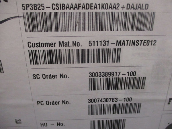 ENDRESS HAUSER 5P3B25-CSIBAAAFADEA1K0AA2+DAJALD NSFS