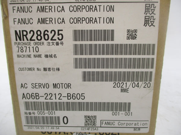 FANUC A06B-2212-B605 NSFS