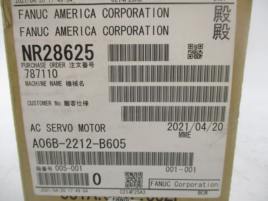 FANUC A06B-2212-B605 NSFS