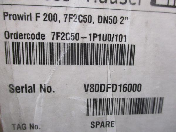ENDRESS HAUSER 7F2C50-1P1U0/101 13-35VDC 2" NSMP
