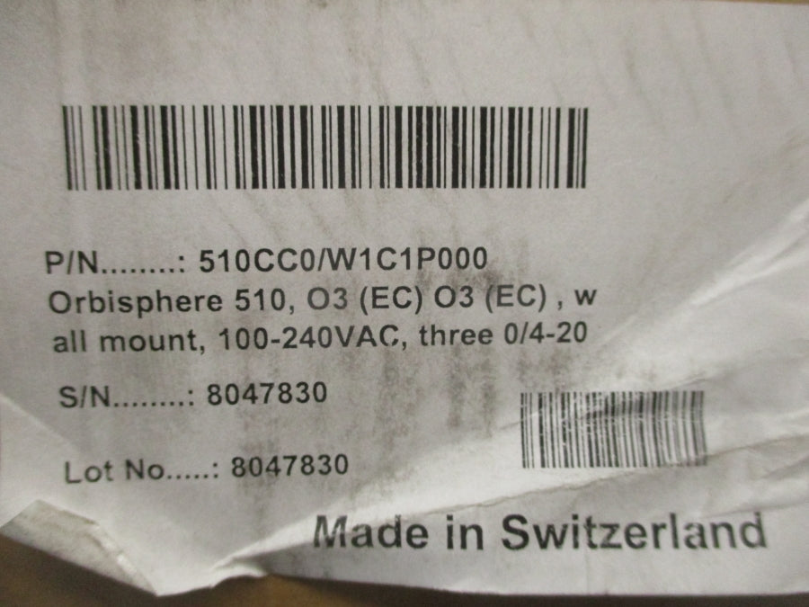 HACH 510CC0/W1C1P000 100-240V NSMP