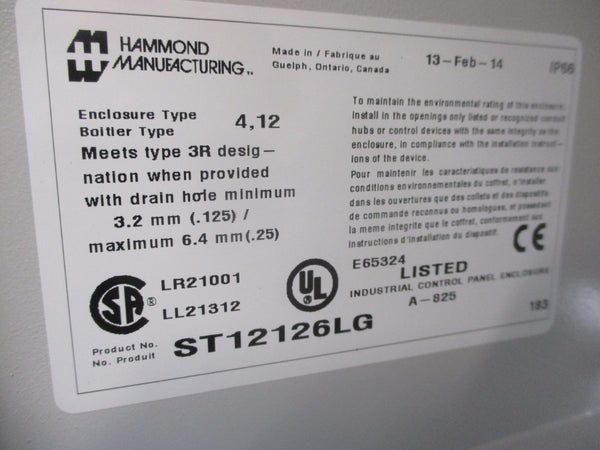 HAMMOND ST12126LG NSMP