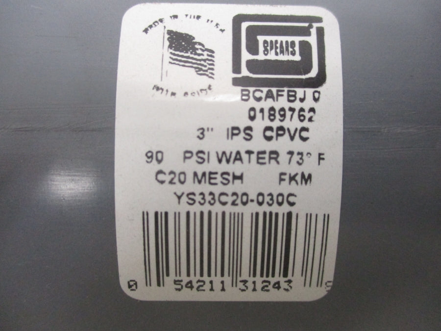 SPEARS YS33C20-030C 90PSI 3" NSNP