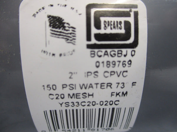 SPEARS YS33C20-020C 150PSI 2" NSMP