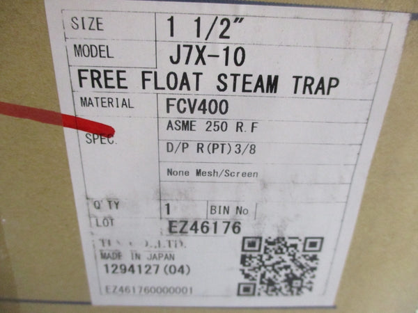 TLV J7X-10 250PSI 1-1/2" NSMP