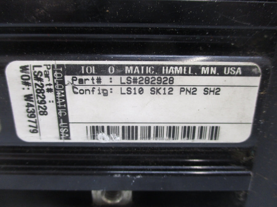 TOLOMATIC LS#282928 LS10 SK12 PN2 SH2 UNMP