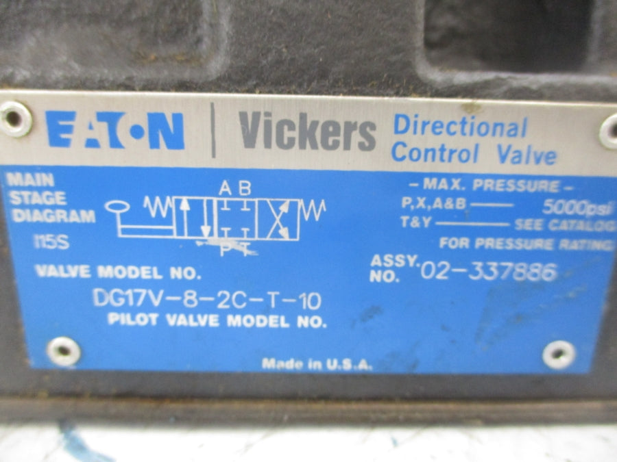 VICKERS DG17V-8-2C-T-10 5000PSI UNMP