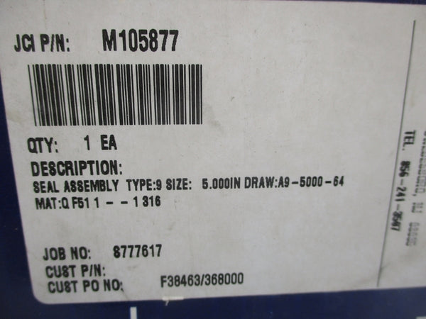 JOHN CRANE A9-5000-64 M105877 5" NSMP