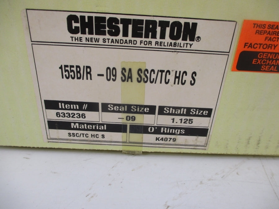 CHESTERTON 155B/R-09 SA SSC/TC HC S SIZE 1.125 NSMP