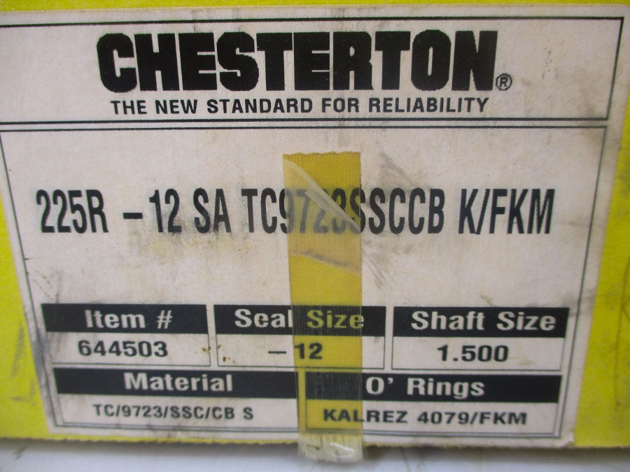 CHESTERTON 225R-12 SA TC9723SSCCB K/FKM SIZE 1.500 NSMP