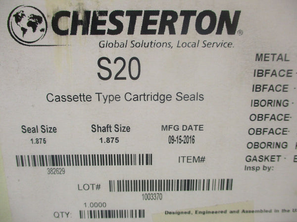 CHESTERTON S20 SIZE 1.875 NSMP