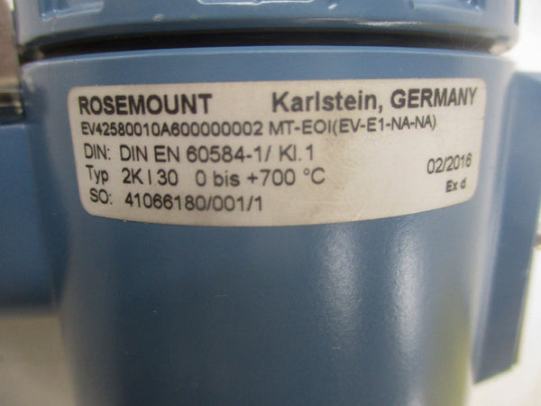 ROSEMOUNT EV42580010A600000002 KEMA 99ATEX8715 MT-EOI 5V NSNP
