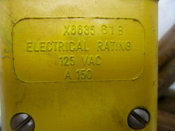 CROUSE HINDS X8635 61 B 125VAC 150A UNMP