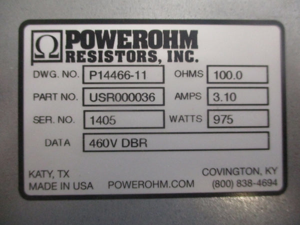 POWEROHM USR000036 460V 3.10 A NSMP
