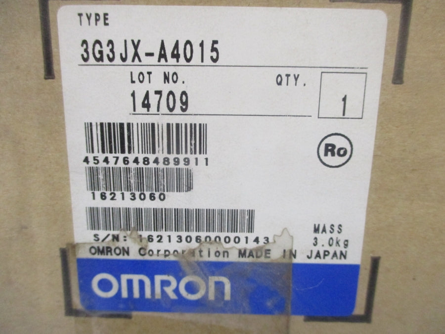 OMRON 3G3JX-A4015 380-480V 5.0A NSMP