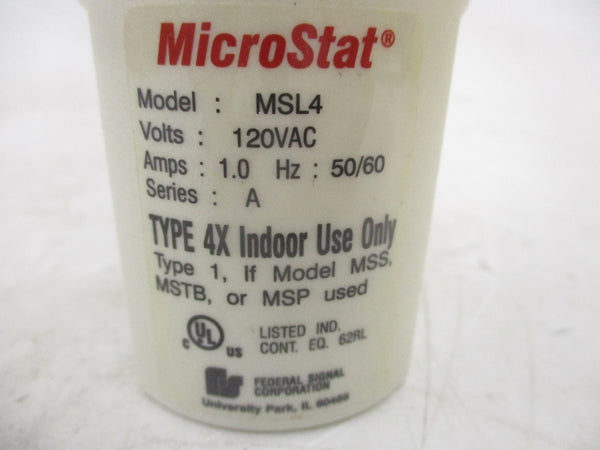 INDUSTRIAL SPARE PART MSL4-120 SER. A 120VAC NSMP